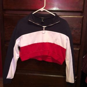 Crop top sweatshirt